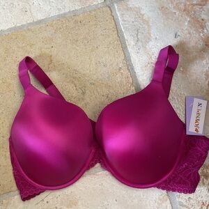 NWT JOYSPUN Pink Plunge Bra Full Figure underwire Lace 38DDD, 46DD, 46 DDD
